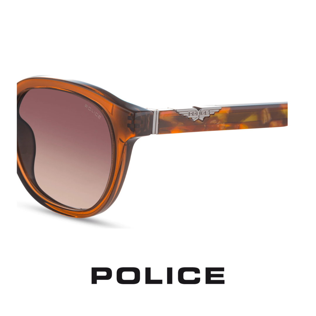 Police - "Origins 60 " -  Shiny Transparent Brown