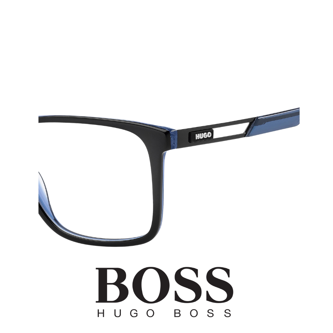 Hugo Boss Eyewear - Square - Black and Blue