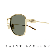 Saint Laurent - Rectangle / Square - Shiny / Gold