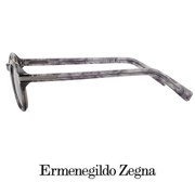 Ermenegildo Zegna - Round - Titanium Alloy - Grey / Striped