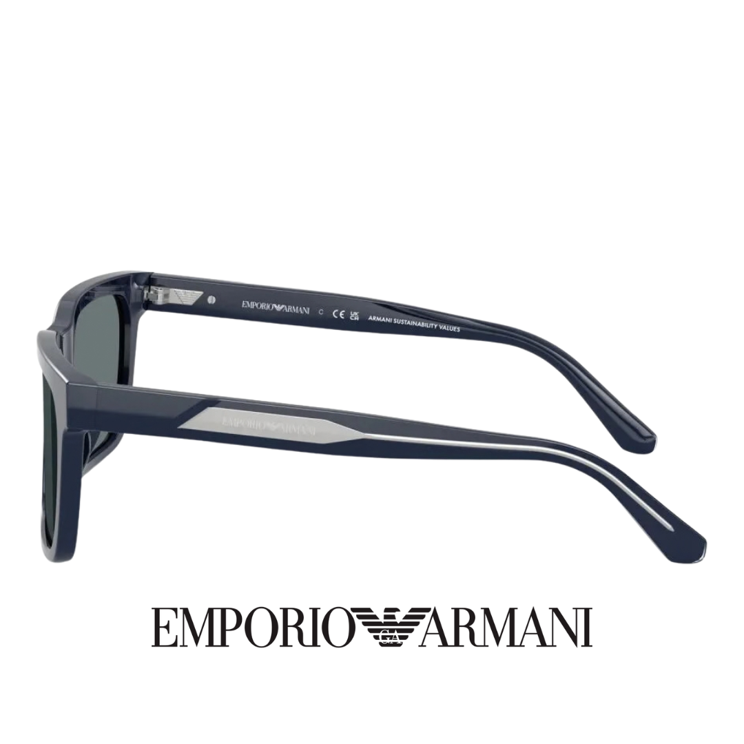 Emporio Armani - Square - Shiny / Blue