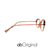 AbOriginal-Eyewear-Transparent-Brown-Red
