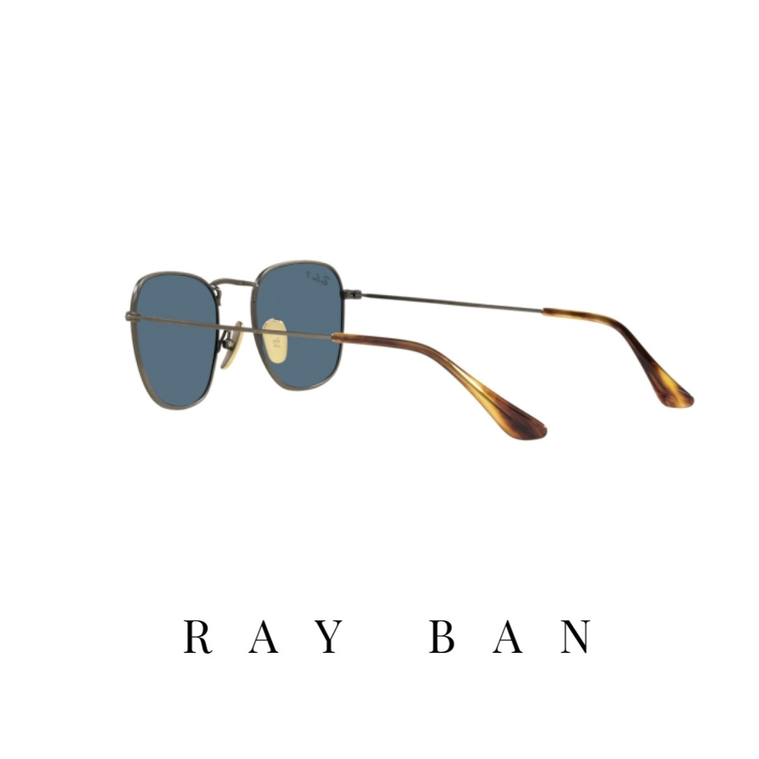 Ray Ban - Frank -  Antique gold / Polar blue mirror gold