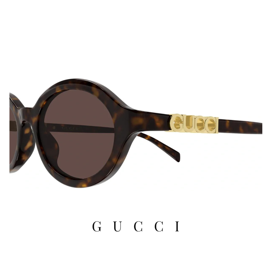 Gucci - Oval / Encircled - Havana