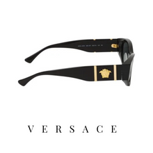 Versace - Cat Eye - Black / Dark Grey