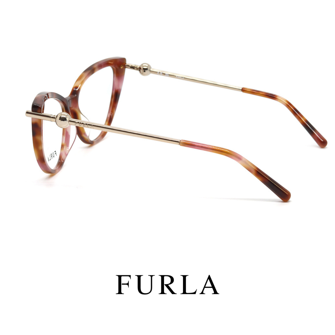 Furla  Eyewear- Cat Eye - Havana / Brown /Pink