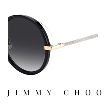 Jimmy Choo - "Ema" - Black / Glitter
