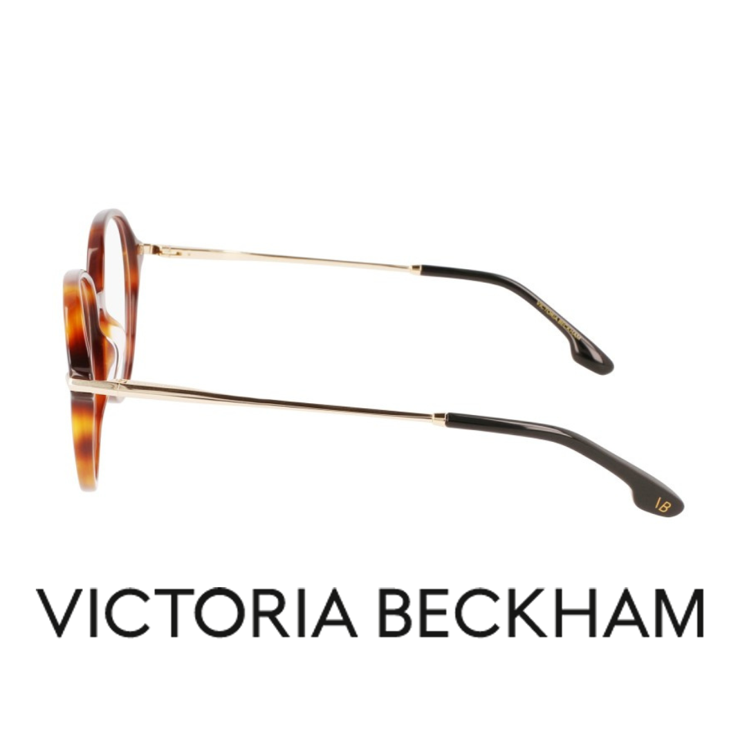 Victorija Beckham Eyewear - Round - Havana/Gold