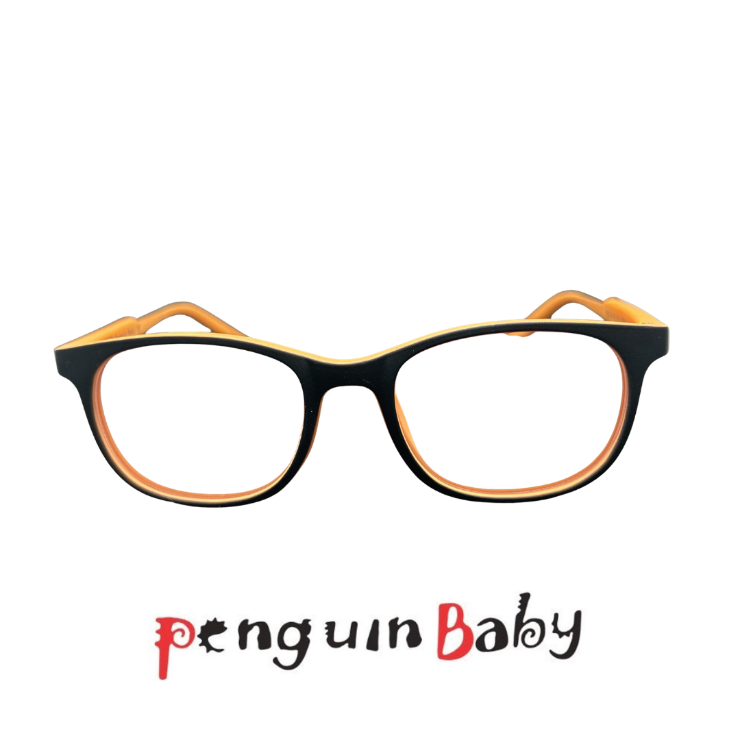 PenguinBaby Eyewear-Black/Orange