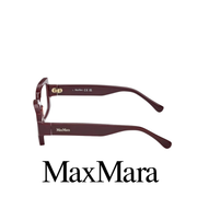 Max Mara Eyewear - Rectangle - Shiny Burgundy