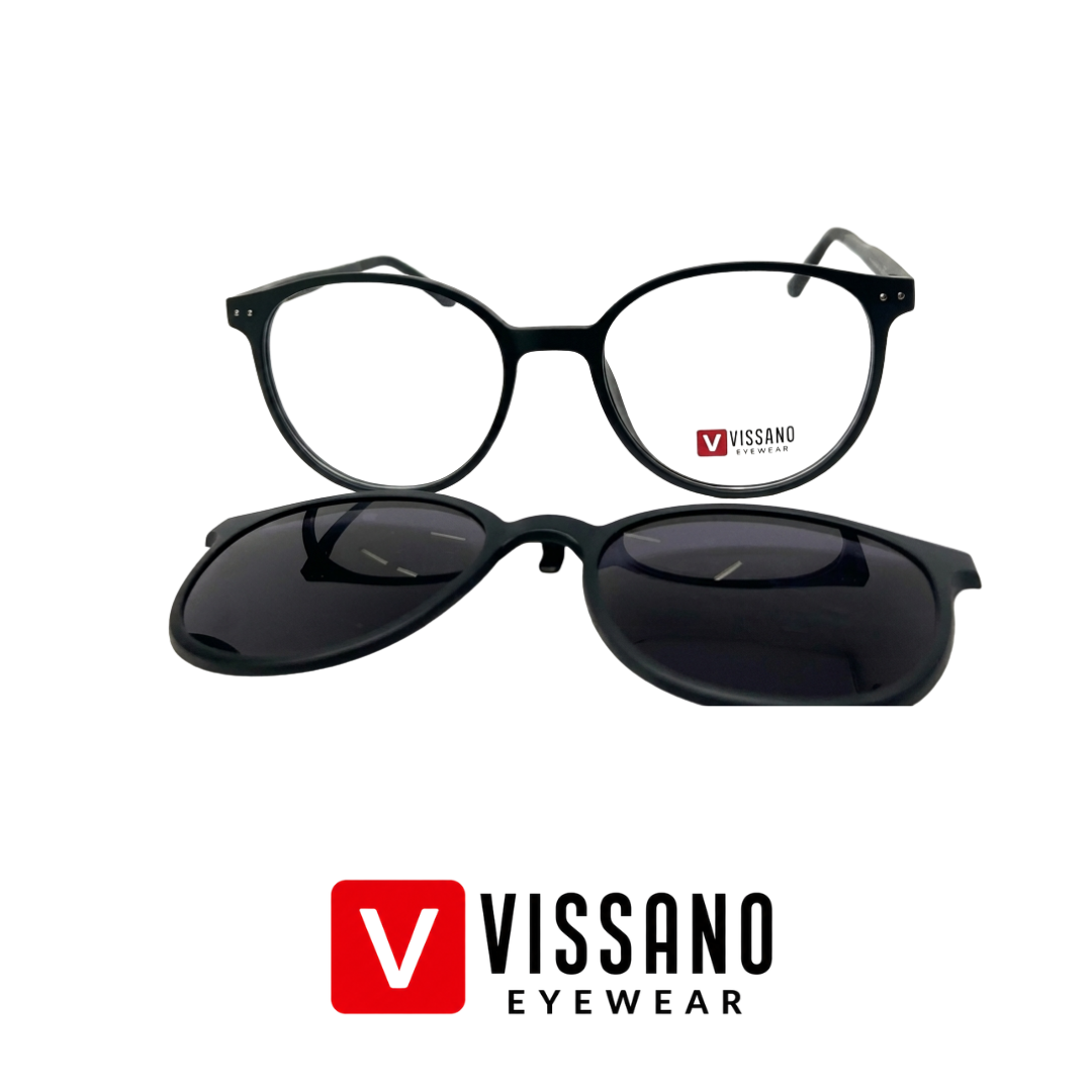 VISSANO Eyewear-Black-Clip-On