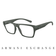 Armani Exchange Eyewear - Square - Dark Green Mat