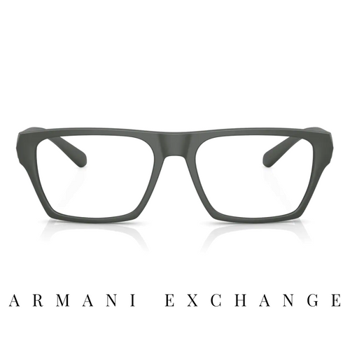 Armani Exchange Eyewear - Square - Dark Green Mat