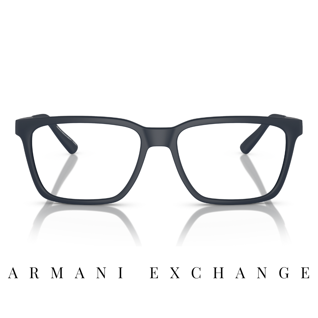 Armani Exchange Eyewear - Square - Navy Blue Mat