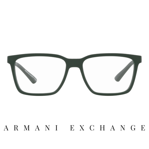 Armani Exchange Eyewear - Square - Dark Green Mat