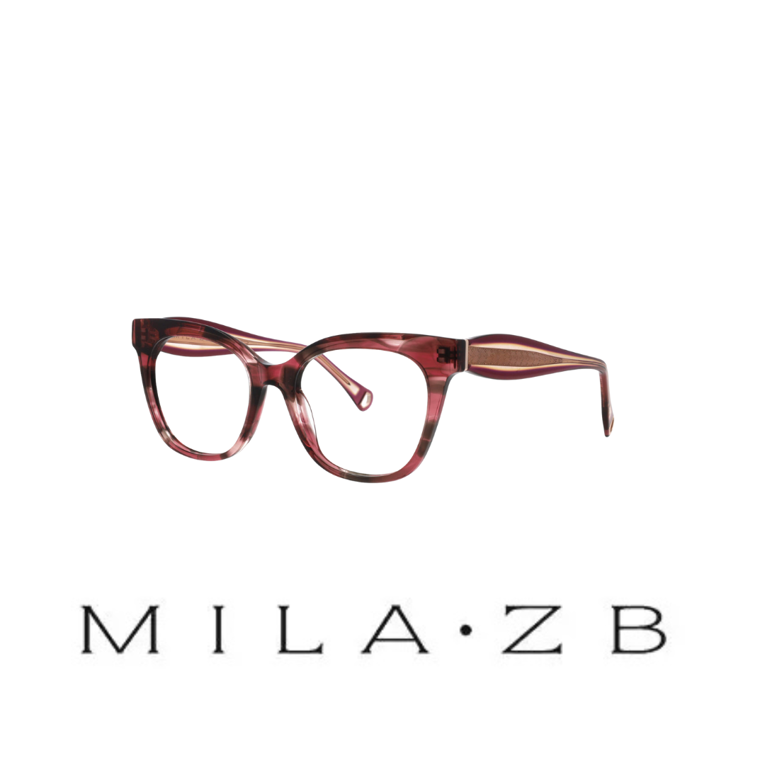 MILA·ZB Eyewear-Burgundy