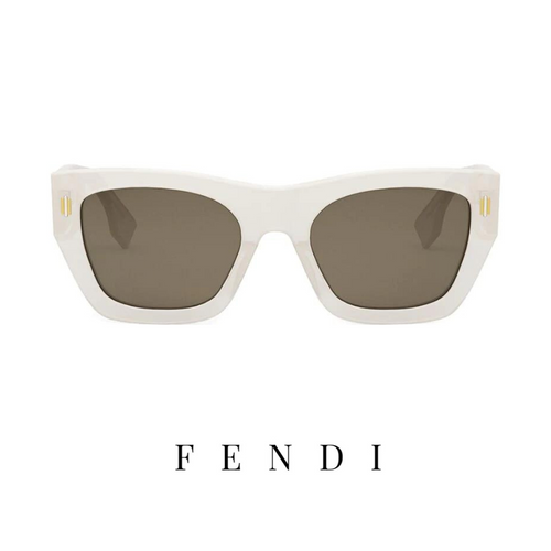 Fendi - Square - White