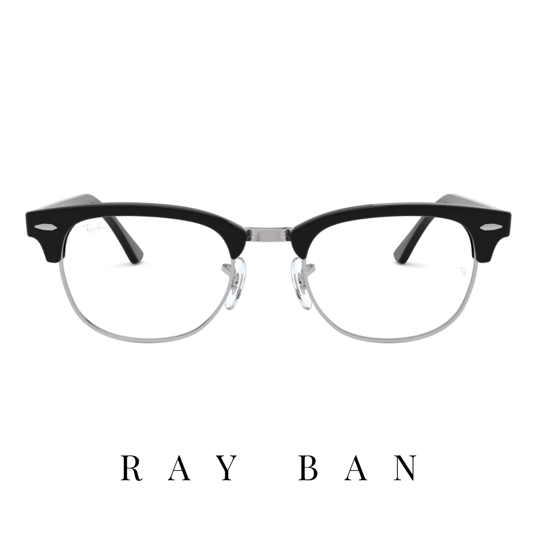 Ray Ban Eyewear - 'Clubmaster' - Black/Silver