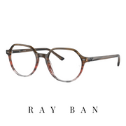 Ray Ban Eyewear - 'Thalia' - Striped Brown Gradient Red