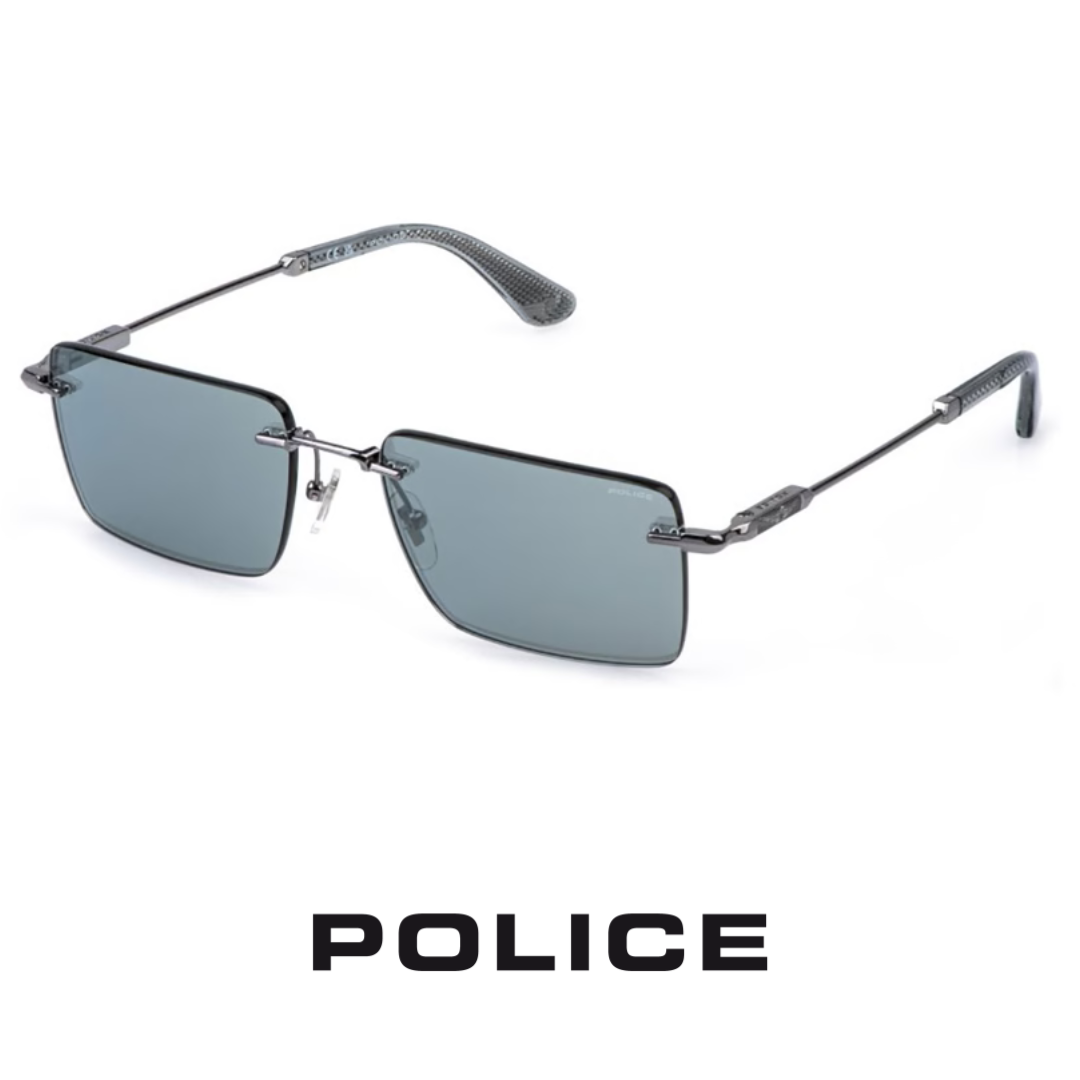Police - "Horizon 12" - Shiny / Ruthenium / Silver