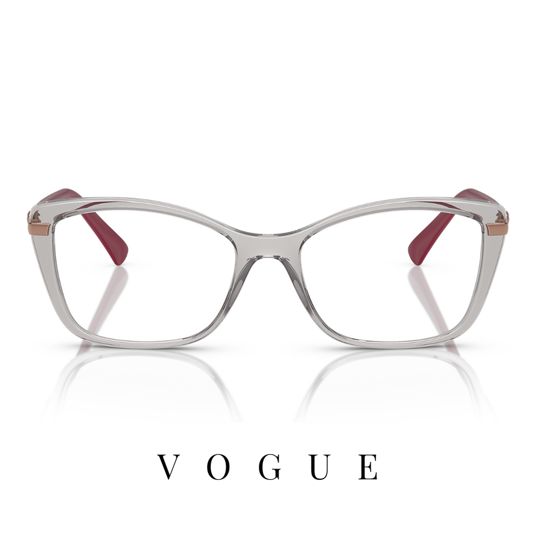Vogue Eyewear - Butterfly - Transparent Grey/Red