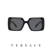 Versace - "Medusa Stud Squared" - Black