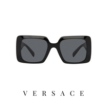 Versace - "Medusa Stud Squared" - Black