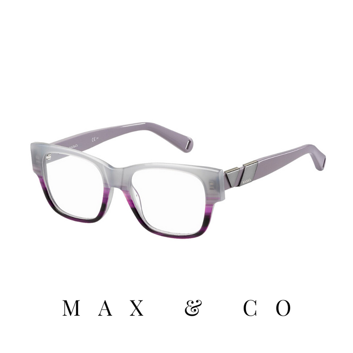 Max&Co. Eyewear - Rectangle - Striped Violet