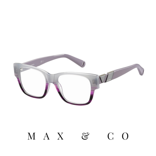 Max&Co. Eyewear - Rectangle - Striped Violet