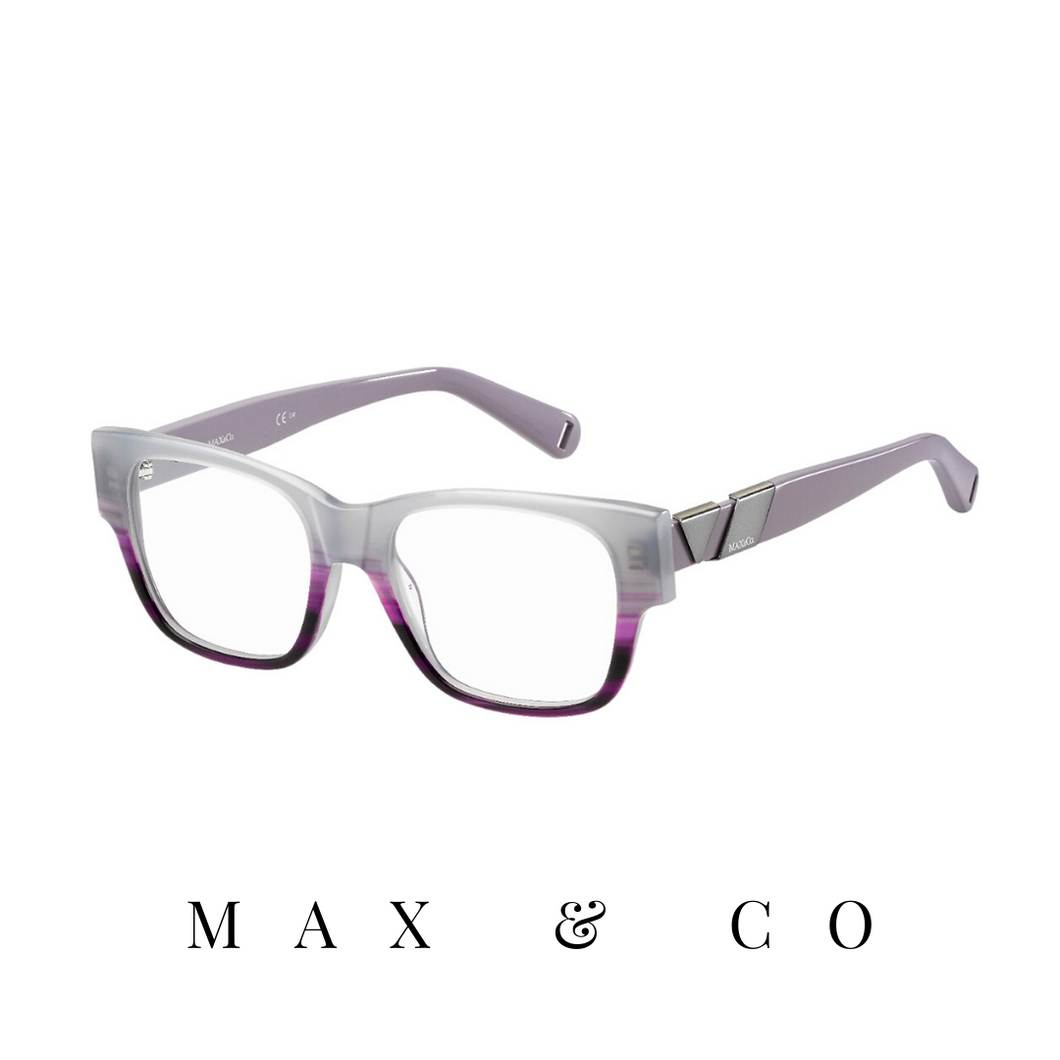 Max&Co. Eyewear - Rectangle - Striped Violet