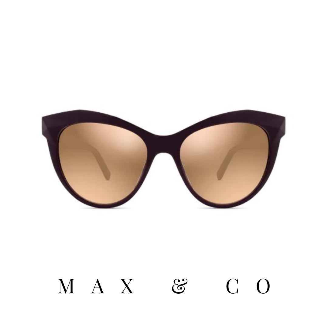 Max&Co. - Oversized - Cat-Eye - Dark Purple