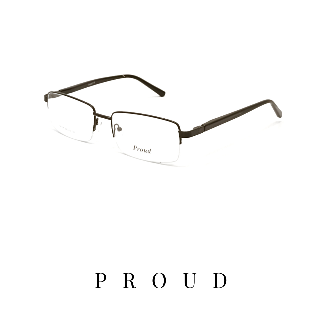 Proud Eyewear - Semi-Rimless - Black