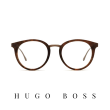 Hugo Boss Eyewear - Round - Brown Marble