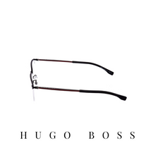 Hugo Boss Eyewear - Semi-Rimless - Black Mat/Brown Mat