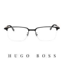 Hugo Boss Eyewear - Semi-Rimless - Black Mat/Brown Mat