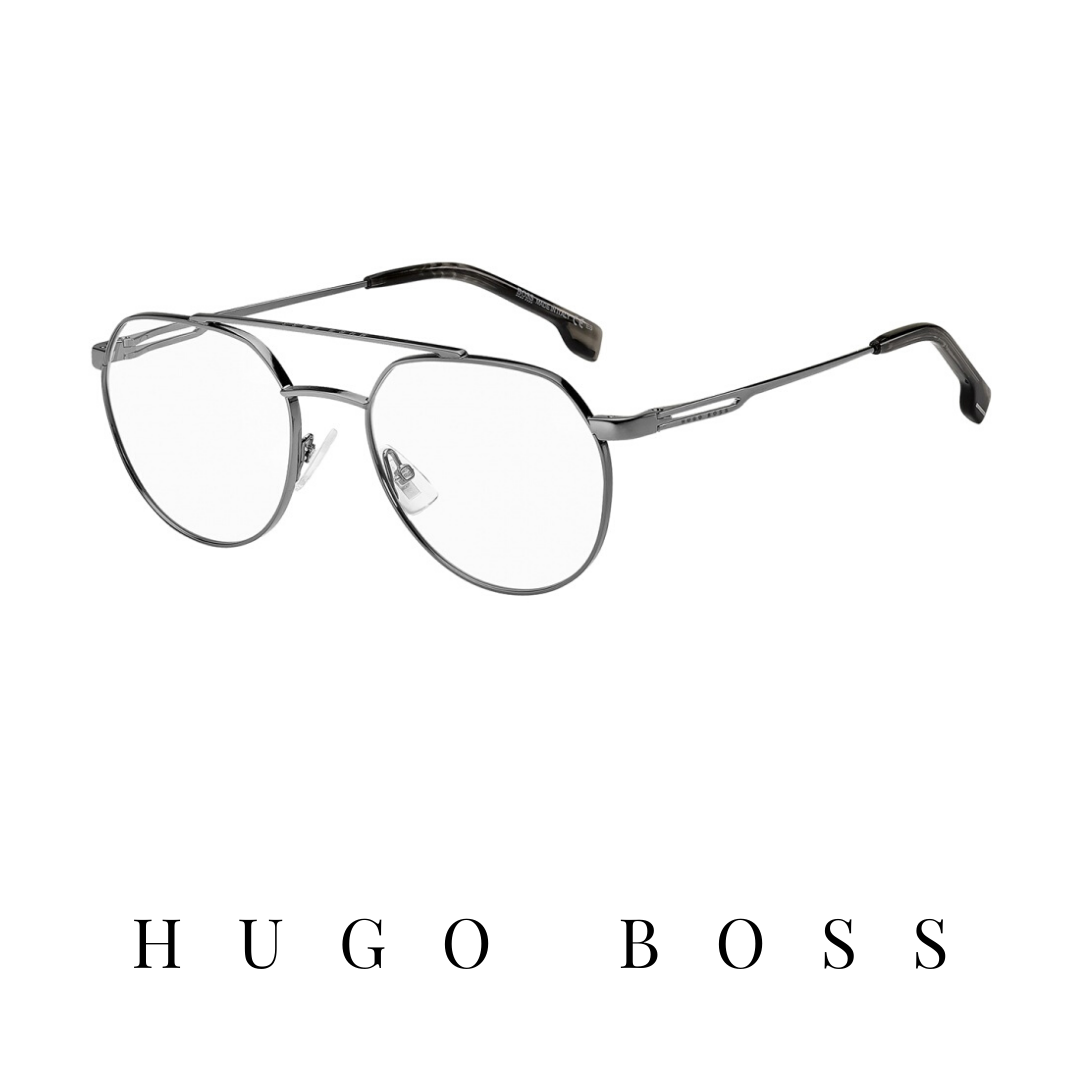Hugo Boss Eyewear - Round - Gunmetal