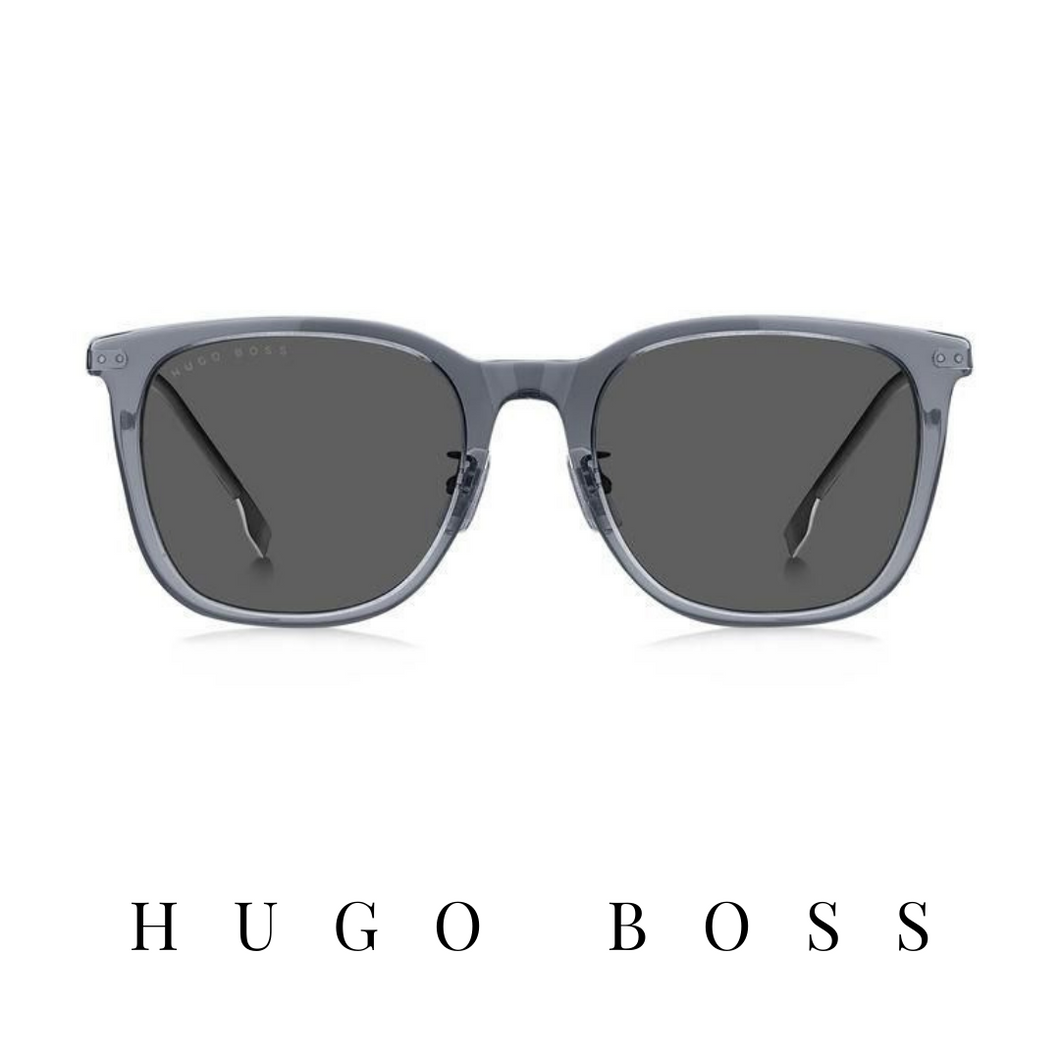 Hugo Boss - Square - Transparent Blue/Silver