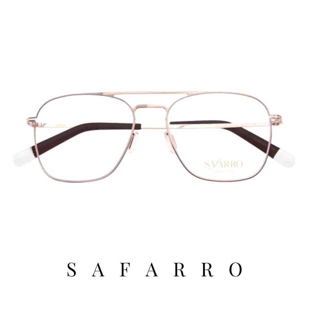 Safarro Eyewear - "Belluno" - Gold/Black