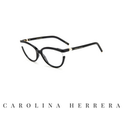 Carolina Herrera Eyewear - Semi-Rimless - Cat-Eye - Black
