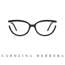 Carolina Herrera Eyewear - Semi-Rimless - Cat-Eye - Black