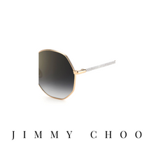 Jimmy Choo - 'Coral' - Black/Gold & Sillver Glitter