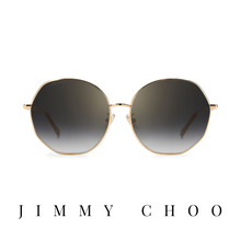 Jimmy Choo - 'Coral' - Black/Gold & Sillver Glitter