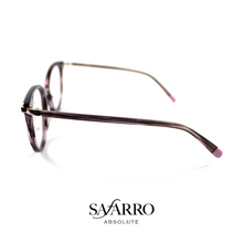 Safarro Eyewear - "Cerveteri" - Striped Purple/Silver