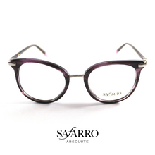 Safarro Eyewear - "Cerveteri" - Striped Purple/Silver