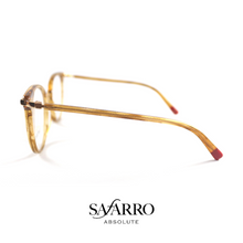 Safarro Eyewear - "Cerveteri" - Striped Yellow/Gold