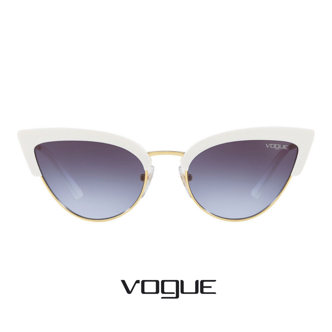 Vogue - Cat-Eye - White/Gold