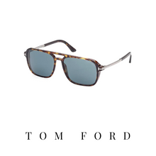 Tom Ford - 'Crosby' - Havana/Silver