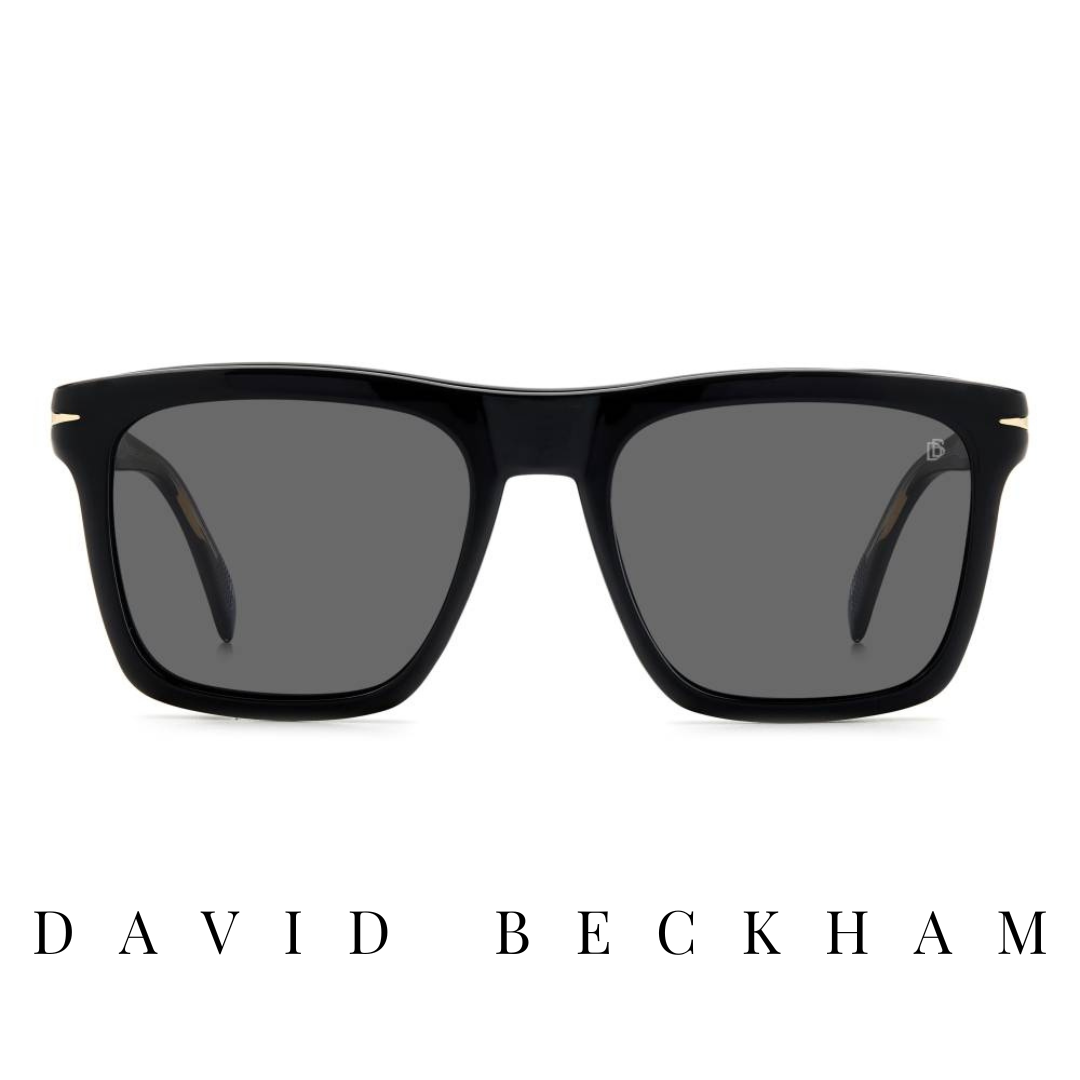 David Beckham Eyewear - Square - Black&Grey - Clip-On