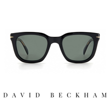 David Beckham Eyewear - Square - Black&Green - Clip-On