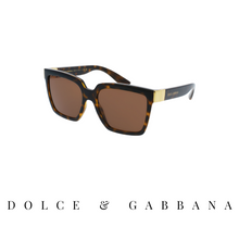 Dolce & Gabbana - Oversized - Square - Havana&Dark Brown